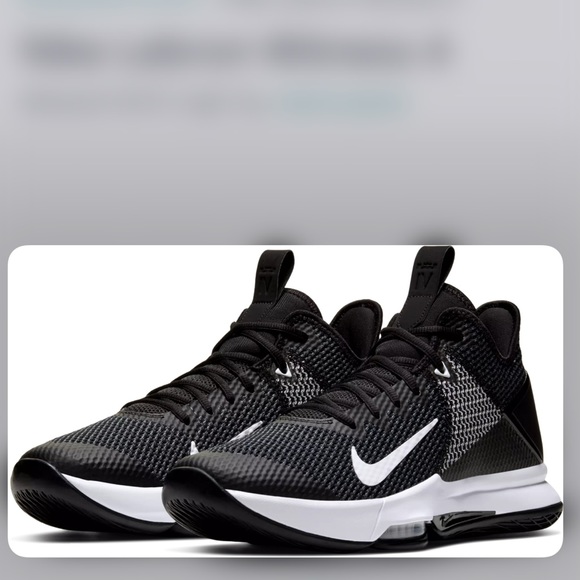 Nike | Shoes | Nike Lebron Witness 4 Black Size Bv7427001 | Poshmark